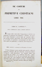 Load image into Gallery viewer, Mamachi. De&#39; Costumi dei Primitivi Cristiani, Libri Tre (1853)