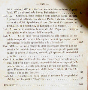 Liverani. La Dottrina Cattolica e la Rivoluzione Italica (1862)