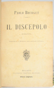 Bourget, Paulo. Il Santo e Il Discepolo (1914)