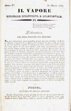 Load image into Gallery viewer, Il Vapore giornale istruttivo e dilettevole legato con Passatempo per Le Dame. 1834 - 1838