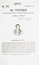 Load image into Gallery viewer, Il Vapore giornale istruttivo e dilettevole legato con Passatempo per Le Dame. 1834 - 1838