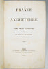 France et Angleterre, etude sociale et politique - en outre - L'Angleterre, etudes sur le self-government.