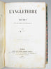 France et Angleterre, etude sociale et politique - en outre - L'Angleterre, etudes sur le self-government.