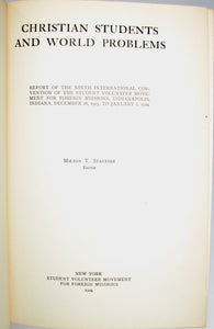 Report of the Ninth International Convention of the Student Volunteer Movement for Foreign Missions (1923)