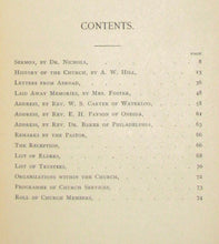 Load image into Gallery viewer, 1844-1894, The Semi-Centennial of the Presbyterian Church of Oneida, N. Y.