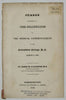 Staughton. Charge addressed to the Graduates at the Medical Commencement of the Columbian College, D. C., March 11, 1829