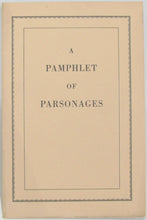Load image into Gallery viewer, [UNITARIAN] A Pamphlet of Parsonages (1913)