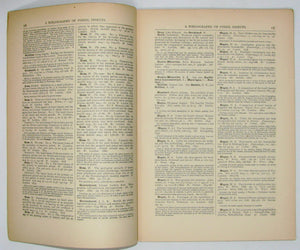 Scudder. A Bibliography of Fossil Insects, Annotated (1882)
