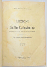 Load image into Gallery viewer, Simoncelli, Vincenzo. Lezioni di Diritto Ecclesiastico (1909)