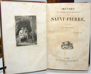 Oeuvres de Jacques-Henri-Bernardin de Saint-Pierre 2 tomes (1840)
