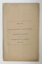 Load image into Gallery viewer, 1837 Old School Presbyterian Convention at Philadelphia
