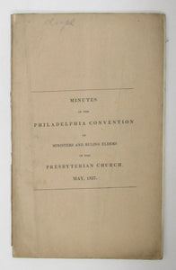 1837 Old School Presbyterian Convention at Philadelphia