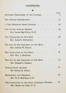 Jubilee Memorial of the Throop Avenue Presbyterian Church and Mission (1899) Brooklyn