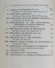 Load image into Gallery viewer, Atwater, Lyman H.; Smith, Henry B.  The Presbyterian Quarterly and Princeton Review. New Series Vol. V