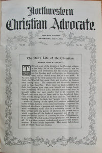 Northwestern Christian Advocate, Vol. 51, July 1, 1903 - December 30, 1903. 52 issues bound