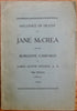 Holden, James Austin. The Burgoyne Campaign, 1777 Address: Influence of Death of Jane McCrea on The Burgoyne Campaign