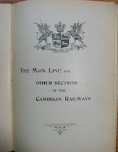 Load image into Gallery viewer, Cambrian Railways. A Souvenir of Cambrian Railways: Gems of Picturesque Scenery in Wild Wales