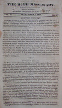 Load image into Gallery viewer, Peters, Absalom. The Home Missionary, and American Pastor&#39;s Journal. Vol. II. &amp; III, 1830-1831