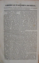 Load image into Gallery viewer, Peters, Absalom. The Home Missionary, and American Pastor&#39;s Journal. Vol. VI., VII., VIII. 1833-1836