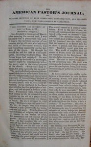 Peters, Absalom. The Home Missionary, and American Pastor's Journal. Vol. VI., VII., VIII. 1833-1836