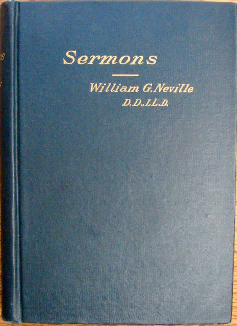 Neville, William G. Sermons