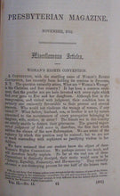 Load image into Gallery viewer, Van Rensselaer, C. [editor]. The Presbyterian Magazine. Volume II. 1852