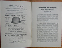 Load image into Gallery viewer, Whitmore, S. L. 1902 Year Book and Directory of Trinity Reformed Church, Pottsville, PA
