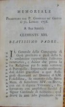 Load image into Gallery viewer, Tosetti, Urbano. RIFLESSIONI DI UN PORTOGHESE SOPRA IL MEMORIALE PRESENTATO DA’ PP. GESUITI ALLA SANTITA&#39; DI PP. CLEMENTE XIII.