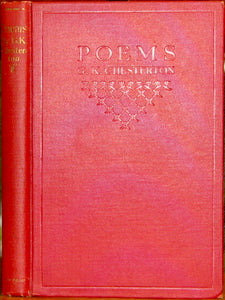 Chesterton, Gilbert K. Poems